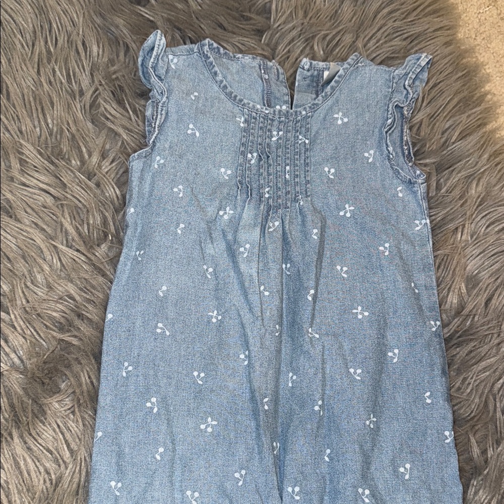 Carter's Blue Floral Bodysuit